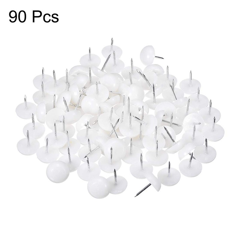 sourcing map Furniture Feet Nail Plastic Glide Nails Chair Table