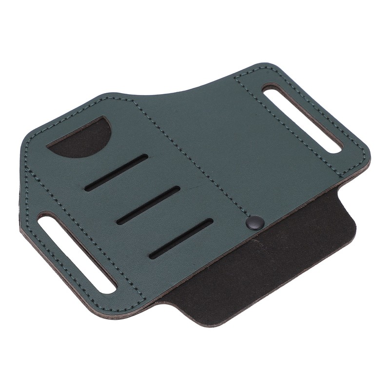 Leather Sheath EDC Organizer Multi Pockets Essentials Carrier Multitool Belt