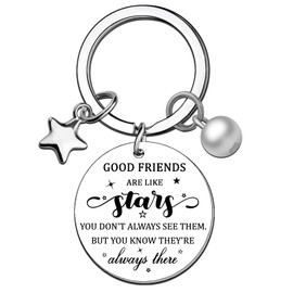 Celaqiu Friends Gifts for Women Best Friend Keychain Friendship Gifts for Women Best Friend Birthday Gift Ideas Christmas Valentine's Day Gift for Classmate Bestie Coworker