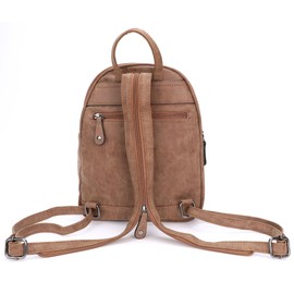 irisaa Women's Backpack Small Daypack Bag Backpack Handbags Mini Shoulder Bag for Women and Girls, black