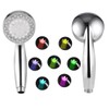LED Shower Head, Colour Changing, Rain Shower, Hand Shower, Water-Saving