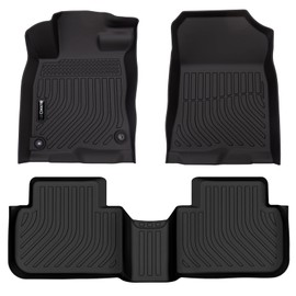AUXKO All Weather Floor Mats for Honda Civic 2022-2025 2026 Sedan Hatchback Si(Include Sport|2nd Row with&w/o USB Port|Not for Hybrid) Acura Integra 2023-2025 Liners All Season Odorless Anti-Slip