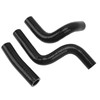 3PCS Silicone Radiator Coolant Hose Pipe Kit Stable Connection Leak