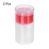 sourcing map 2pcs Solvent Alcohol Dispensers 60ml(2oz) Push Down Liquid