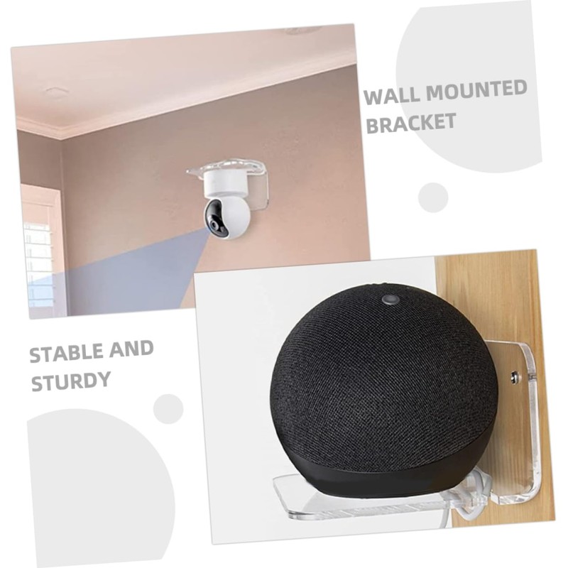 COHEALI 3 Pack Acrylic Wall Mount Shelf for Security Cameras