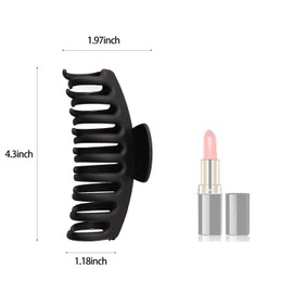 Pack of 5 Flower Hair Clips Large (8 cm) - 5 Piece Hair Clips Set, Non-Slip Hair Jaw Clips for Women and Girls, Matte Flower Hair Clips, Stylish Flower Hair Clip & Claw Clips