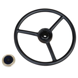 Hamiltonbobs Premium Quality Steering Wheel + Cap IH International Compatible with John Deere Jd.