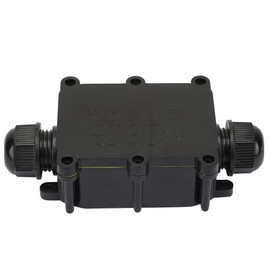 Caja de conexiones de cables, caja de conexiones eléctricas a prueba de agua Caja de conexiones de dos vías/tres/cuatro vías para equipos impermeables al aire libre Lámpara(Two-way), Terminales