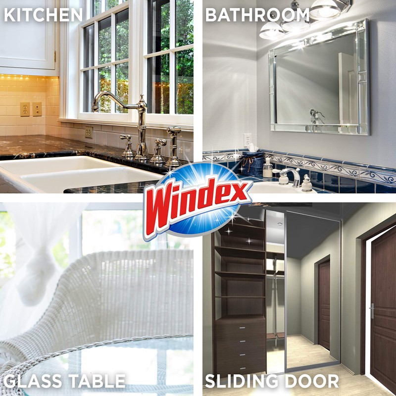 Windex Glass Cleaning Wipes, Pre-Moistened Glass and Surface Wipes to