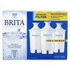 Brita Water Pitcher Replacement Filters, White 3 Filters