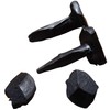 (50) 5/8" Steel Decorative Wrought Head Nails with Black Oxide