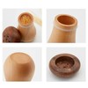ieron Cute Mushroom Toothpick Holder Dispenser Wooden Toothpick Storage Box