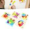 5pcs Baby Jigsaw Puzzles Animal Shaped Colorful Printing Educational Hands