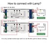 Ururtm 2CH WiFi Smart Relay Switch Module for Alexa,Tuya, smart