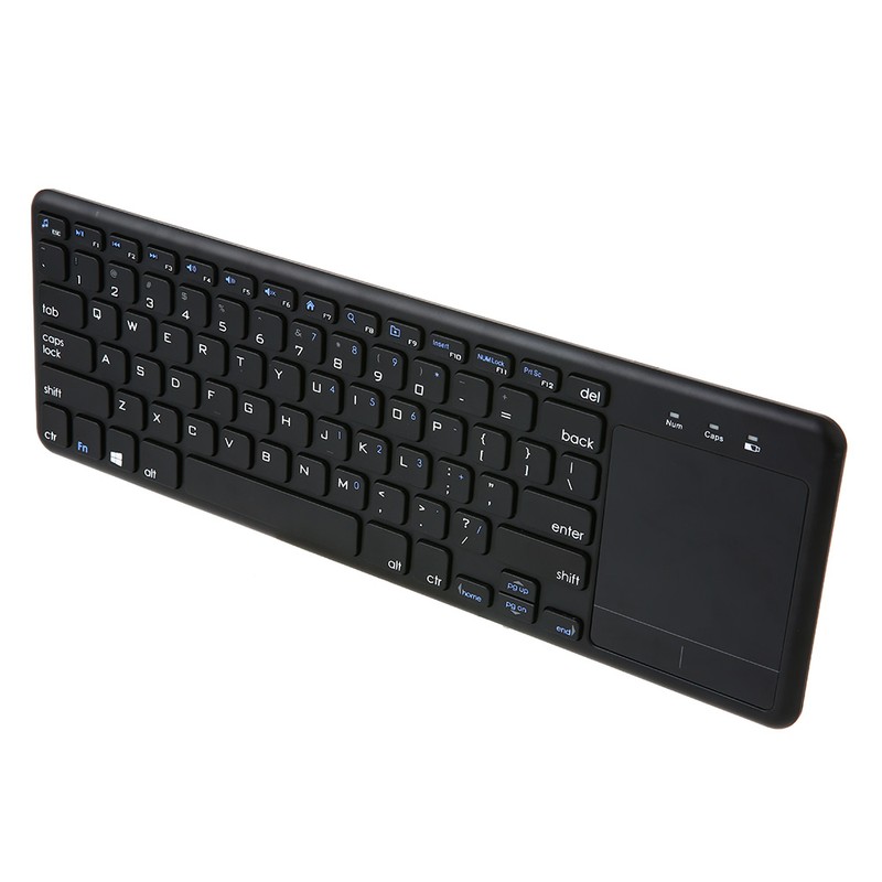 2.4G Wireless Touchpad Keyboard Multi-touch Ultra-slim with USB Receiver for