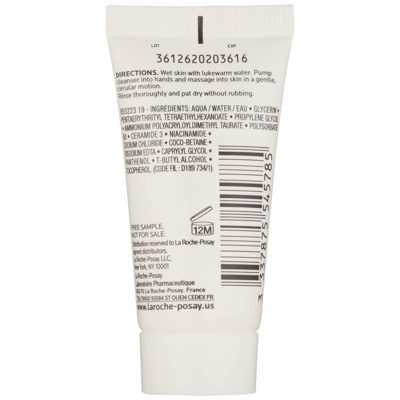 La Roche-Posay Tolerance Hydrating Gentle Face Wash Cleanser for Normal