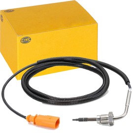 HELLA 6PT 014 494-281 Sensor, exhaust gas temperature - 2-pin connector - Bolted - Cable: 1100mm