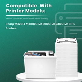 GREENBOX Compatible MX-23NT High Yield Toner Cartridge Replacement for Sharp MX-23NT MX-23NT-BA MX-23NT-CA MX-23NT-MA MX-23NT-YA for MX2314 MX1810U MX2010U MX2310U MX3111U Printer (4 Pack)