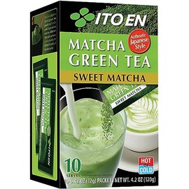 Ito En Sweet Matcha Powder Sticks, 10 Sticks