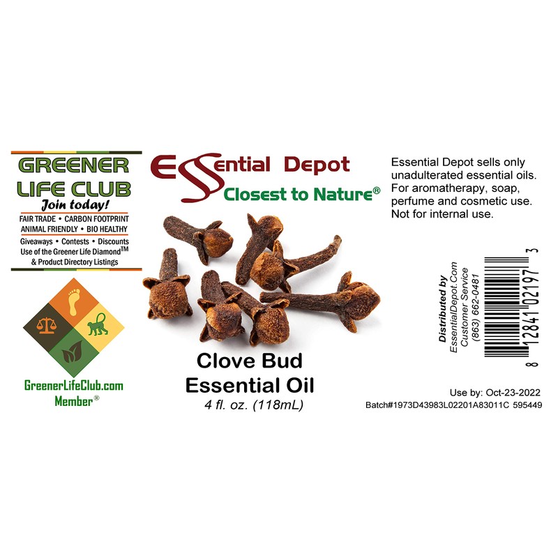 Essential Depot Clove Bud Essential Oil - 4 oz -