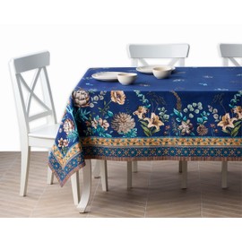 Maison d' Hermine 100% Cotton Table Cover - 70"x108" Rectangle Decorative Tablecloth - Tablecloths for Dining, Wedding, Baby Shower, Home, Farmhouse, Kitchen & Parties - Artichoke Collection