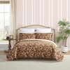 Laura Ashley - Full/Queen Quilt Set, Reversible Cotton Bedding with