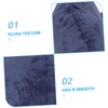 Alipis Luxury Bed Pillow Backrest Soft Velvet Pillow for Reading