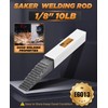 Saker E6013 Welding Rod 1/8'' 10LB Carbon Steel Stick Welding