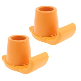 Ski Gliders with Protective Cap for Walking Frames, Walking Aid Walking Trestles - Pair (Orange, 25 mm) Lifeswonderful