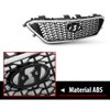 Front Upper Grille, Fit Hyundai Sonata 2015 2016 2017 W/o