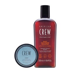 American Crew Fiber Duo (Shampoo + Fiber) In Blue Gift Box