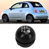 Shift Knob Manual Transmission Comfortable Grip Replacement for Fiat 500