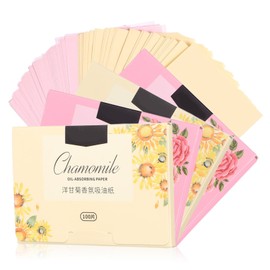 SAFIGLE 100pieces Oil Absorption Facial Tissues for Oily Skin Control Quick Oil Blotting for Home Gym Office Use Unisex Design and Rose Scents