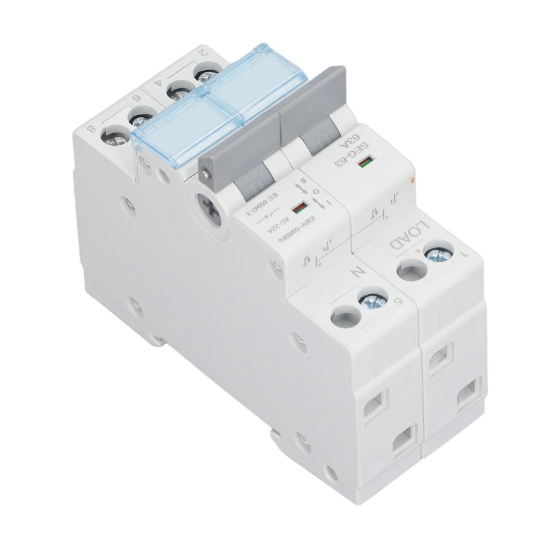 DC Isolator Switch 230V 63A 2P Dual Power Disconnect Switch