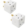 TBKT 2 Way block Plug,2 way Plug in Block Mains