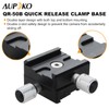 Aupoko Doppelseit Adjustable QR-50B Quick Release Plate Clamp, Compatible with