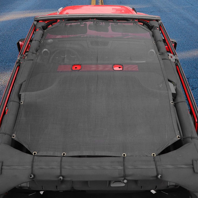 Jimen for JKU Sun Shade, Mesh Bikini Top Sunshade for