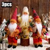 Santa Claus Plush Doll for Christmas Decor – 30cm Festive