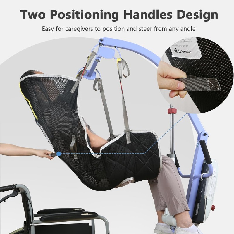 Easy Fit Full Body Lift Sling,Patient Lift Sling for Transfer,Lift