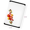 Large Cutting Board for Kitchen - 18x12 Inch Plastic Cutting