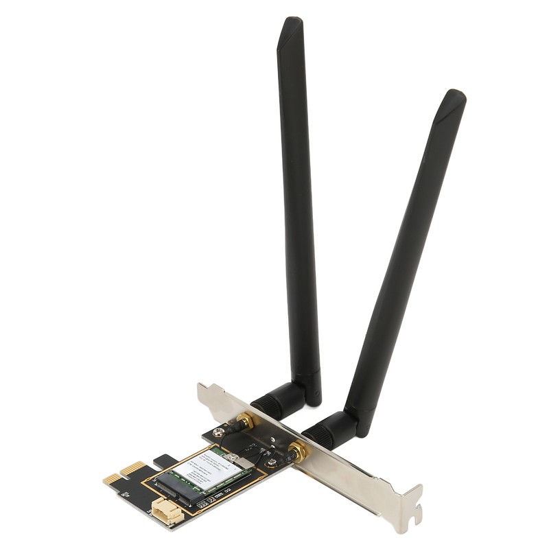PCIe Network Card 1800Mbps BT5.2 2.4G/5Ghz Dual Antenna MU MIMO