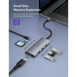 VAVA VA-UC017 USB-C Hub 7-in-1 Adapter for MacBook/Pro/Ai