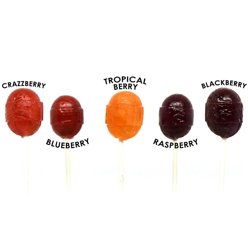 Charms Blow Pop Bursting Berry Lollipops - Individually Wrapped Dual