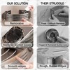2 PCS Corner Shower Caddy Suction Cup with Hooks, No-Drilling