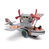 Nostalgia Tin Toy Seaplane Silver Wind Up