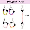Eybila Mouse Ear Holder for Backpack Beaded Lanyard Keychain Park