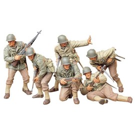 Tamiya 35192 – WWII US Infantry Attack Figurines 1:35 – Set of 6