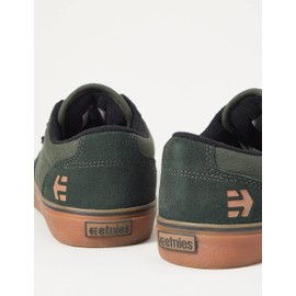 Etnies Men's Barge LS Skate Shoe, Green/Gum, 8