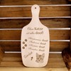 Dekolando Cat Decoration Sign "Alles Doof" (Egyptian Mau Cat)