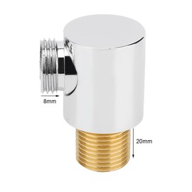 1/2 Inch Wall Connection Elbow Shower, 1/2 Inch Shower Hose Connection, Shower Hose Connection Wall, Round Wall EOutlet Wall Accessories for Bathroom